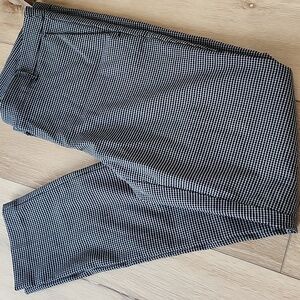 Black and White Plaid Dress Pants, 8